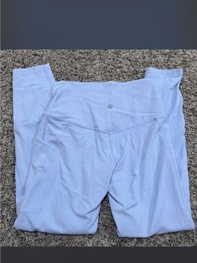 lululemon athletica Light Blue Leggings with Side Pockets